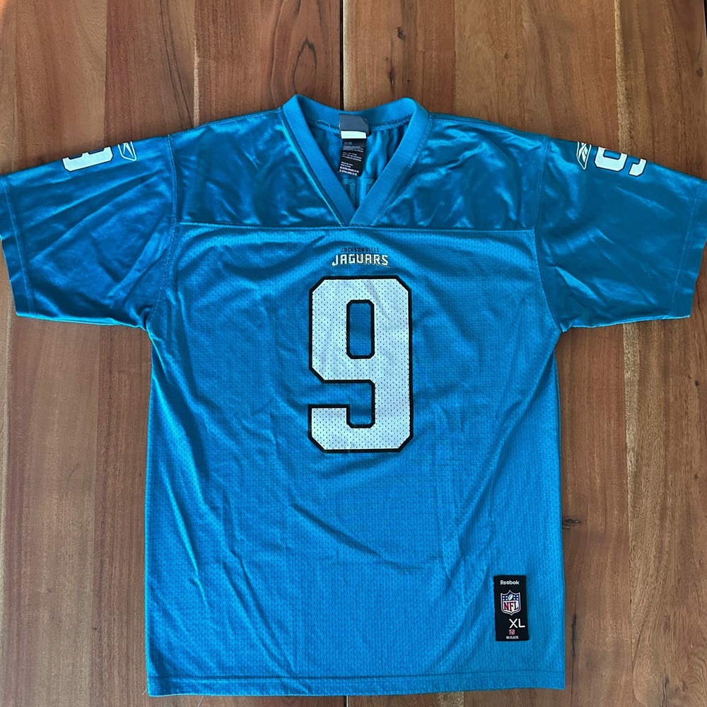 Reebok Jacksonville Jaguars Garrard #9 NFL Jersey‎ Youth XL Teal Football